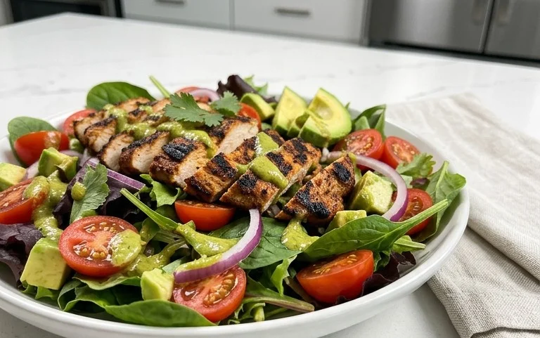 Peruvian Grilled Chicken Salad