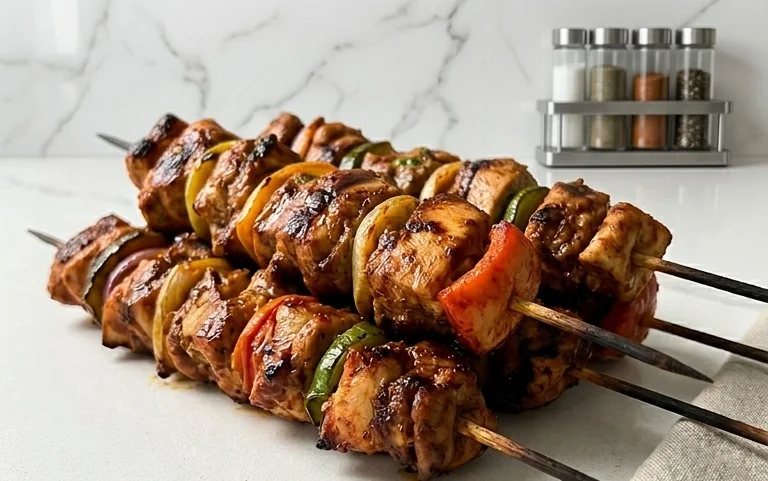 Mexican Barbecue Chicken Skewers