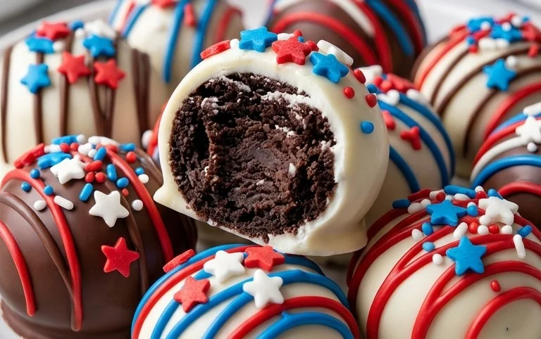Patriotic Oreo Balls