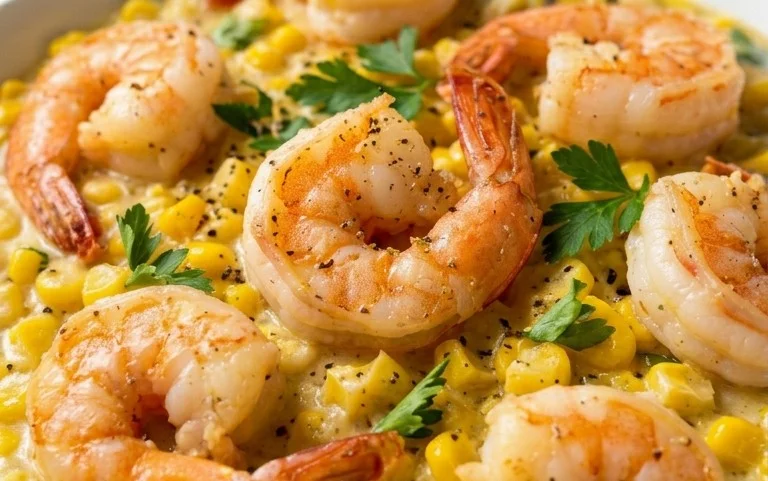 Shrimp and Creamed Corn (30 Minutes, One-Pan)