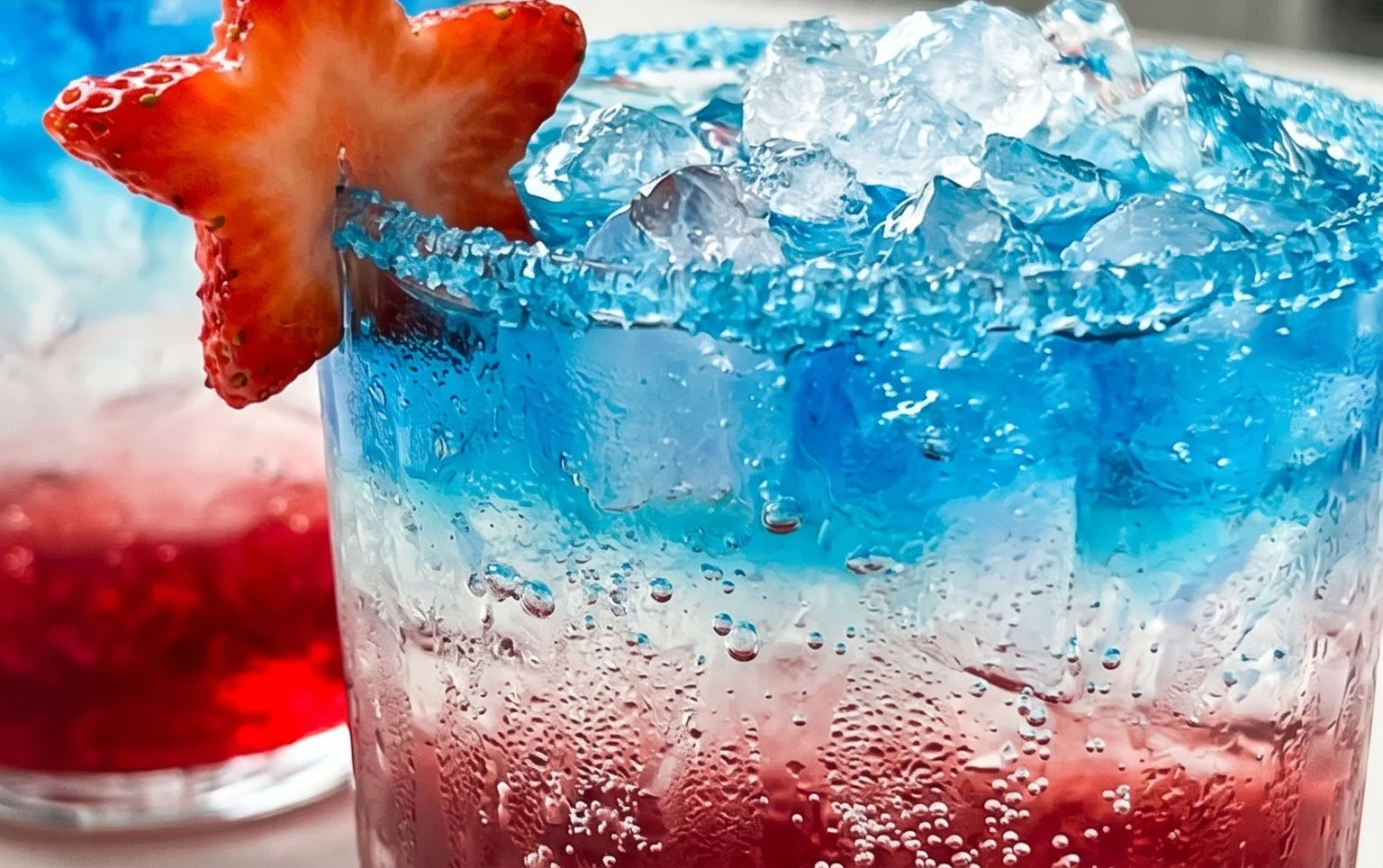 July 4th Layered Drinks Recipe