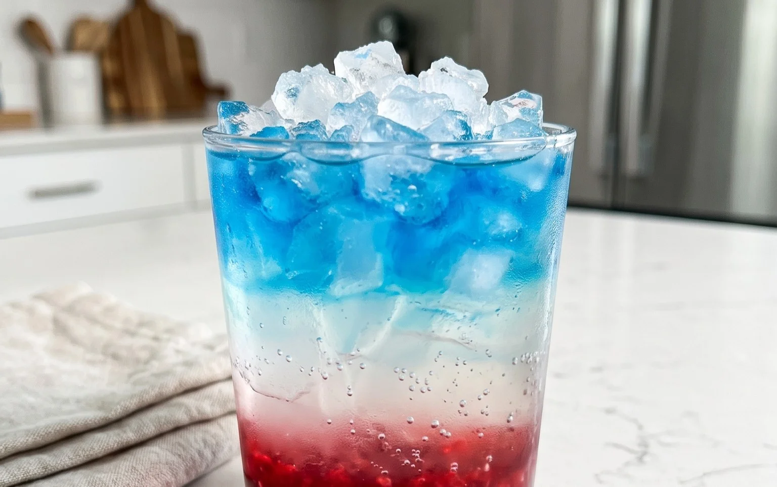 July 4th Layered Drinks Recipe