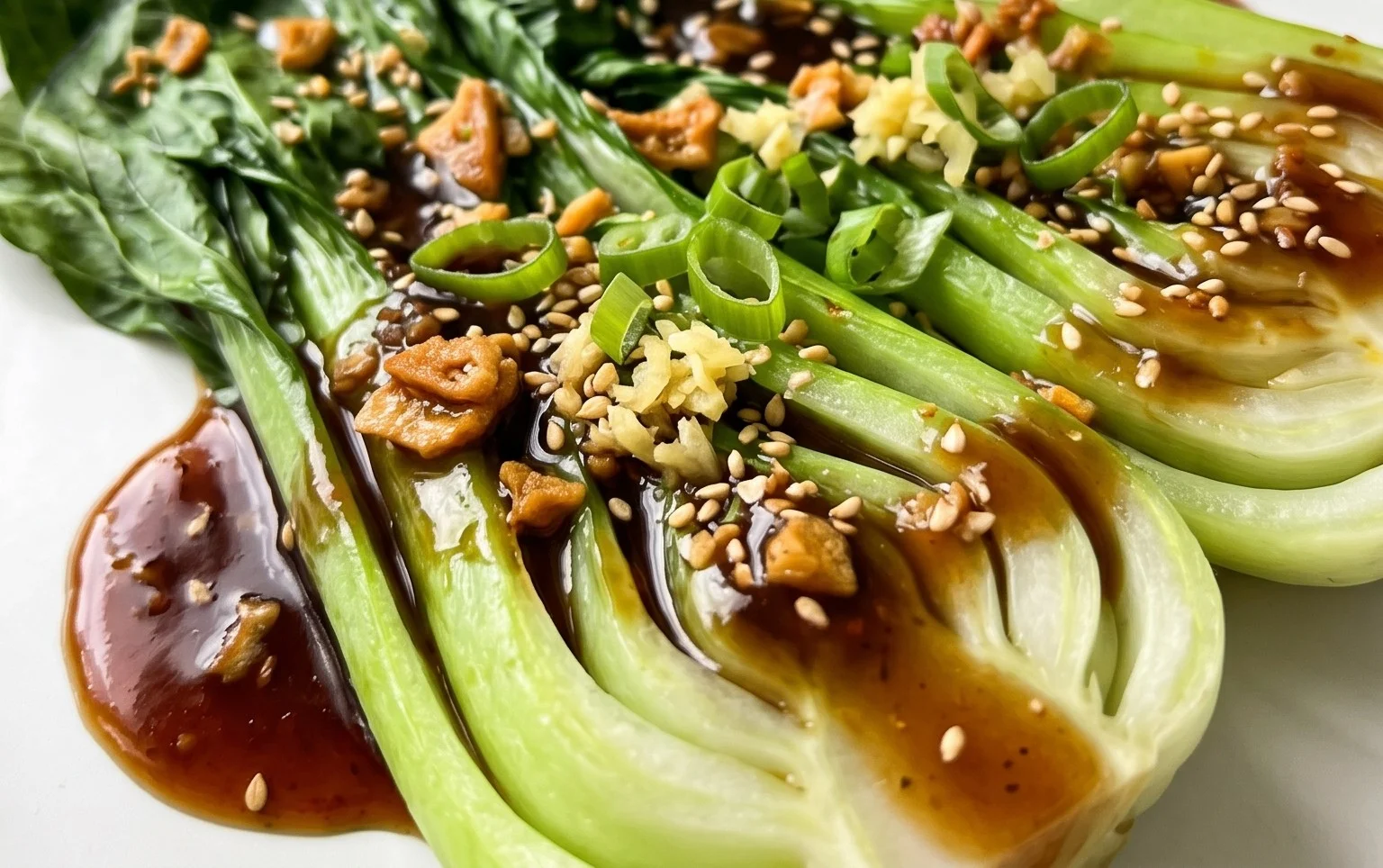Bok Choy with Oyster Sauce