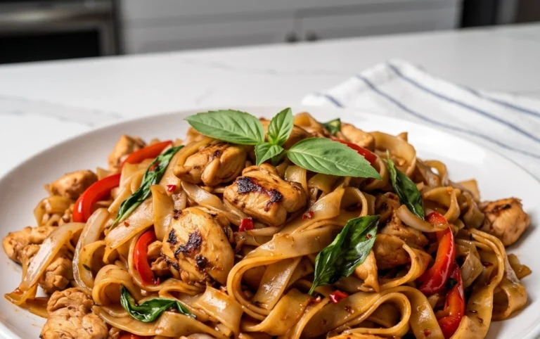 Drunken noodles