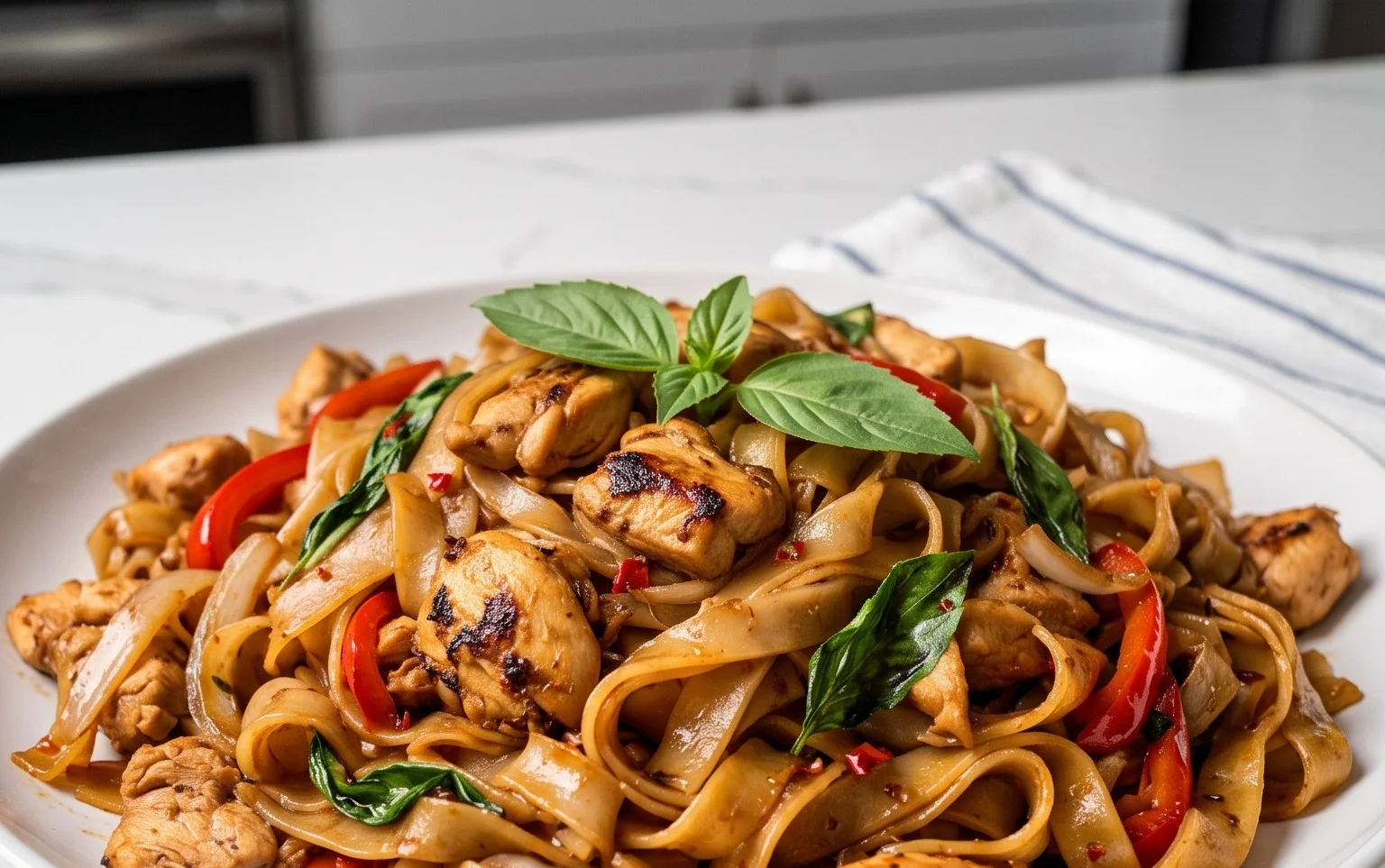 Drunken noodles