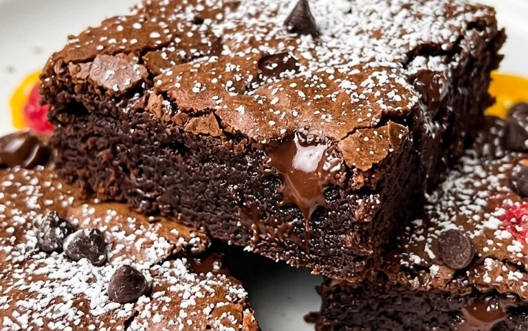 Fudgy Eggless Brownies
