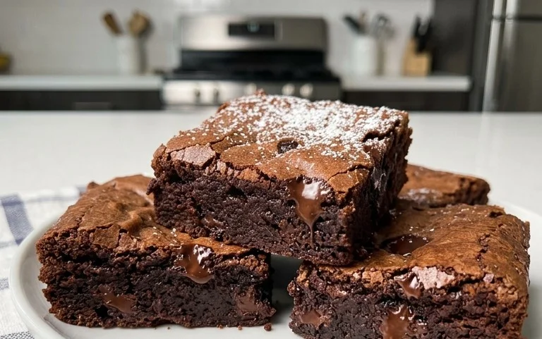Fudgy Eggless Brownies
