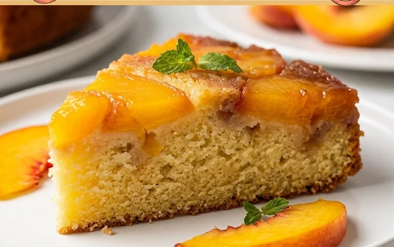 Peach Upside-Down Cake Recipe