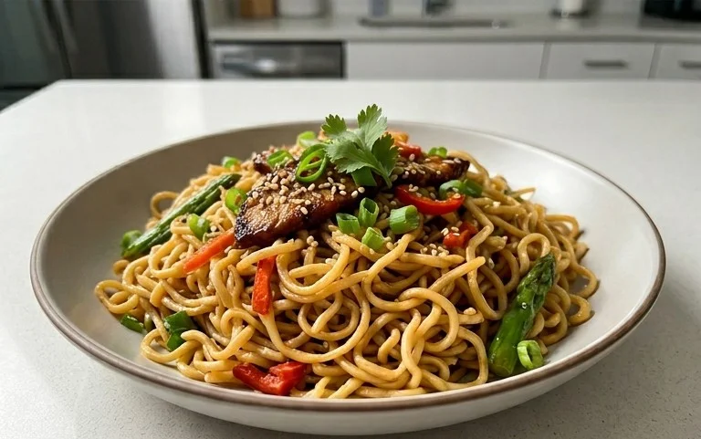 Crunchy Asian Ramen Noodle Salad Recipe