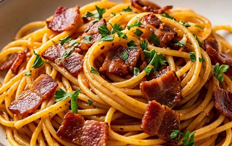 Beef Bacon Pasta