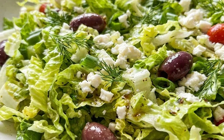 Maroulosalata (Greek Lettuce Salad)