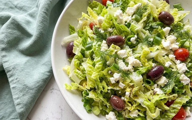 Maroulosalata (Greek Lettuce Salad)