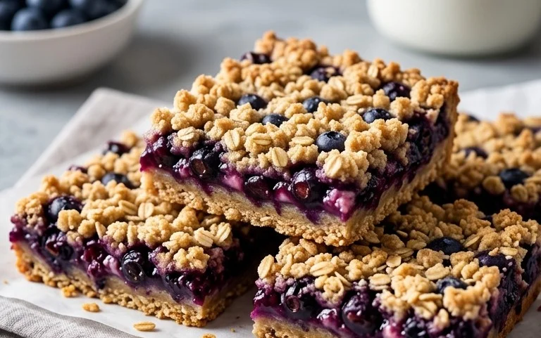 Blueberry Oatmeal Bars