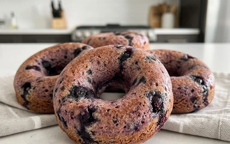 Wild Blueberry Cake Donuts