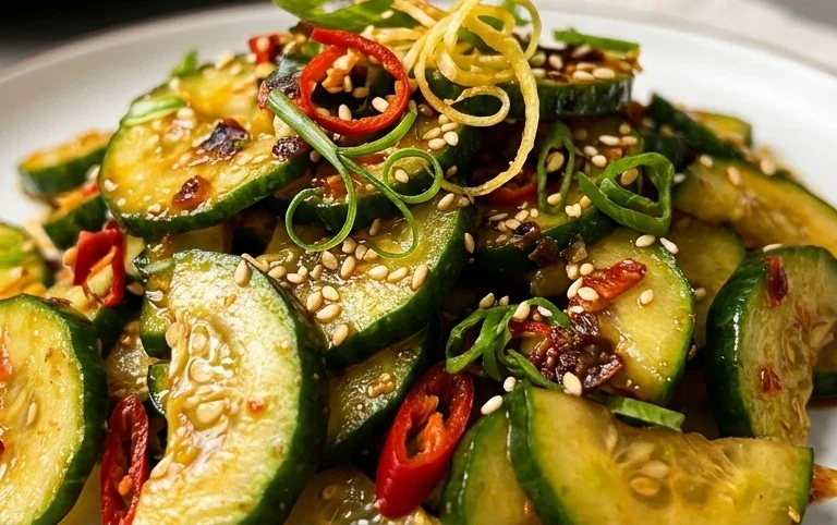 Spicy Asian Cucumber Salad