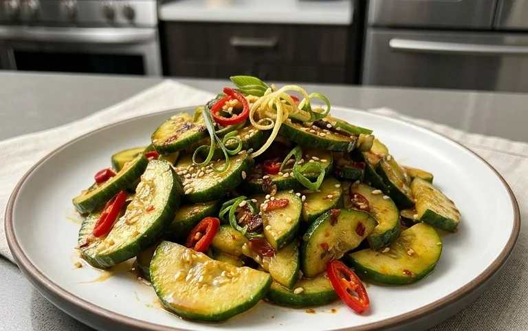 Spicy Asian Cucumber Salad