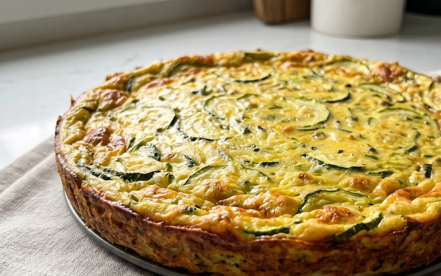 Crustless Zucchini Quiche Recipe