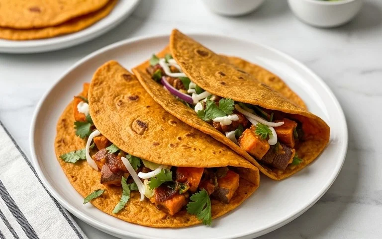 Sweet Potato Tortillas (Gluten-Free Vegan Wraps)