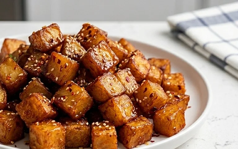 Crispy Honey Chilli Potatoes
