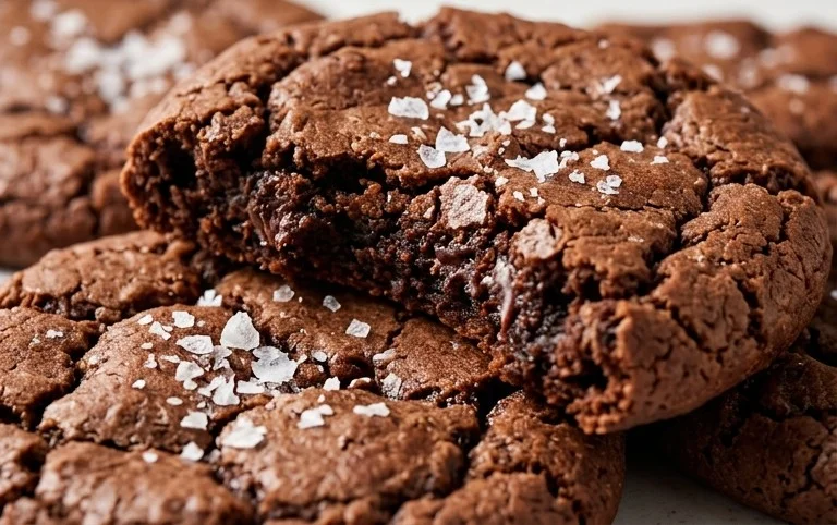 Salted Brownie Cookies