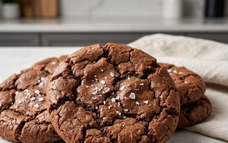 Salted Brownie Cookies