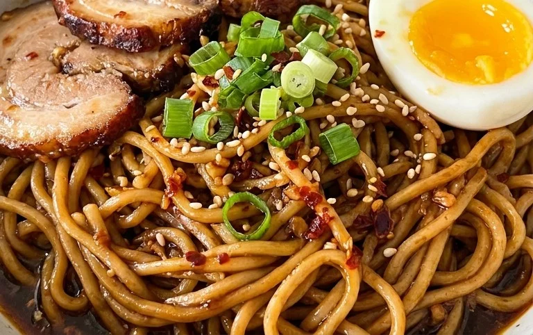 Easy Saucy Ramen Noodles