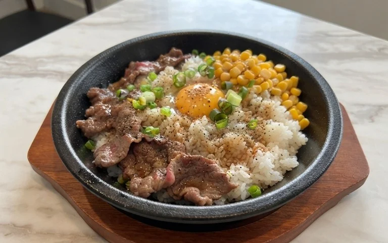 Beef Pepper Rice Bowl is a delicious meal option.