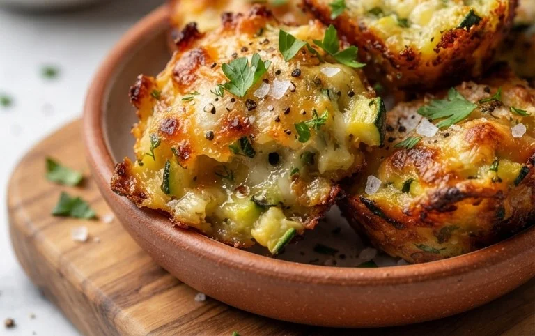 Zucchini Garlic Bites