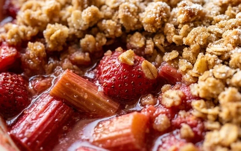 Easy Rhubarb Crisp