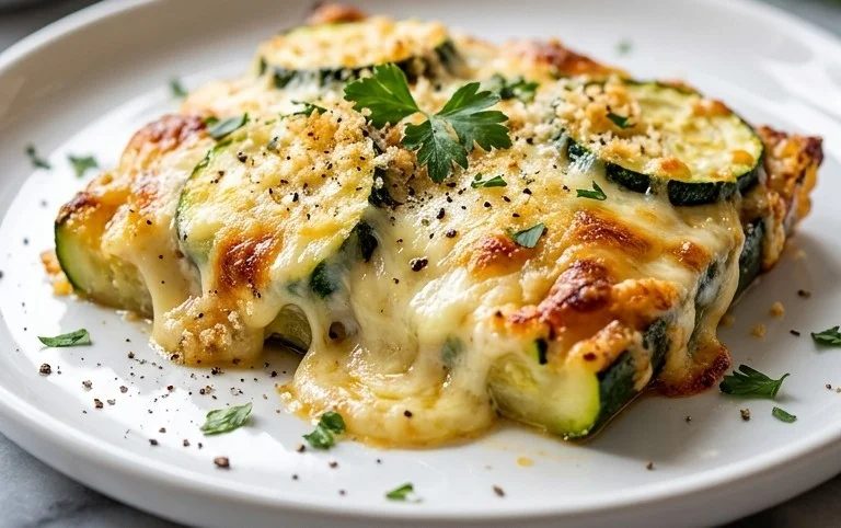 Baked Zucchini and Cheese