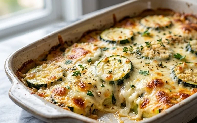 Baked Zucchini and Cheese