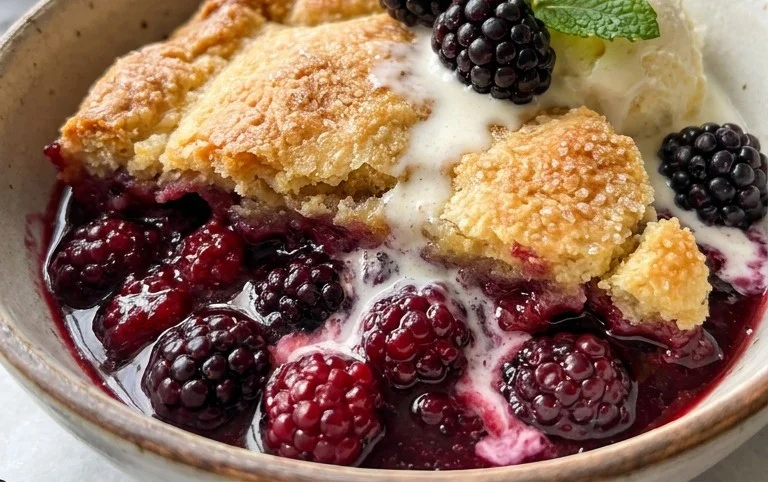 The Pioneer Women's Blackberry Cobbler