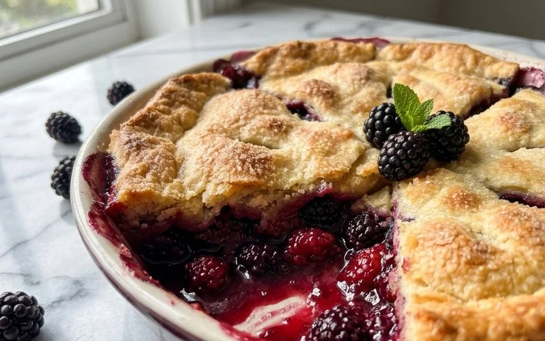 The Pioneer Women's Blackberry Cobbler