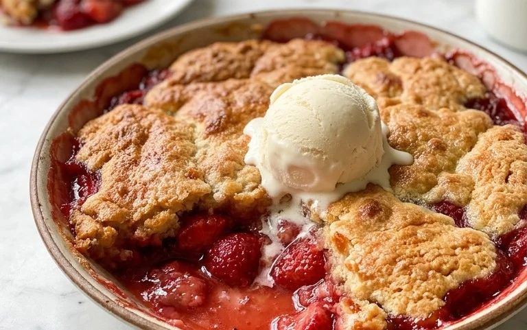 Strawberry Cobbler