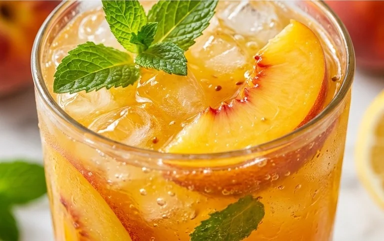 Refreshing Peach Lemonade