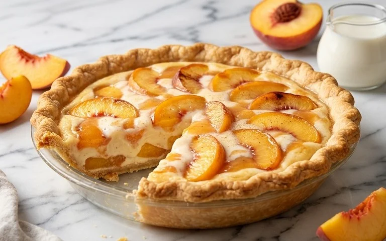 Peaches and Cream Pie
