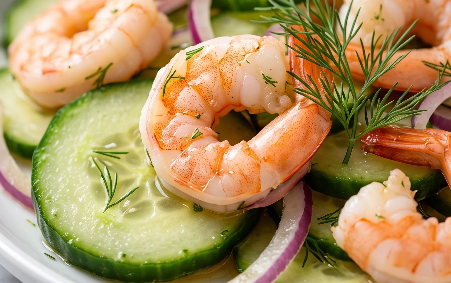 Cucumber Shrimp Salad