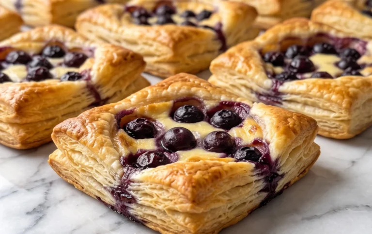 Blueberry Cream Cheese Puff Pastry