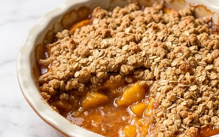 Fresh Peach Crisp Recipe