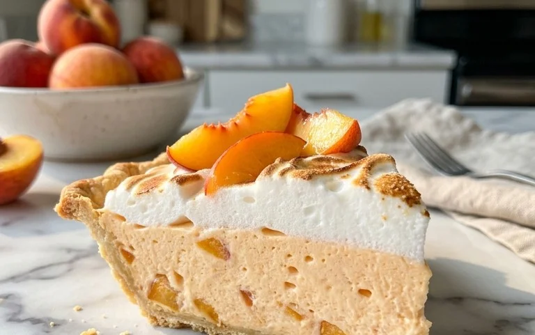 Peach Chiffon Pie
