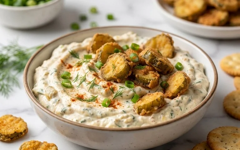 Easy Fried Pickle Dip (Dairy-Free Option)
