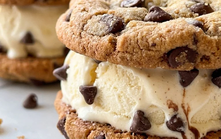 Cookie Ice Cream Sandwiches (Like a Chipwich!)