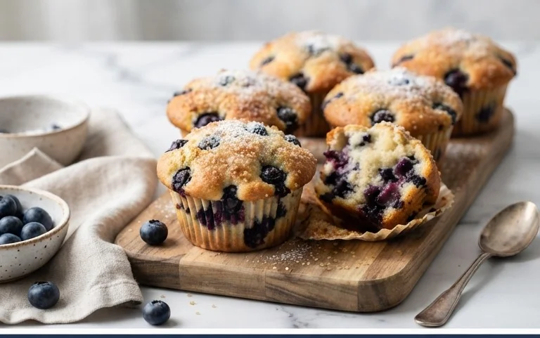 Homemade Blueberry Muffins
