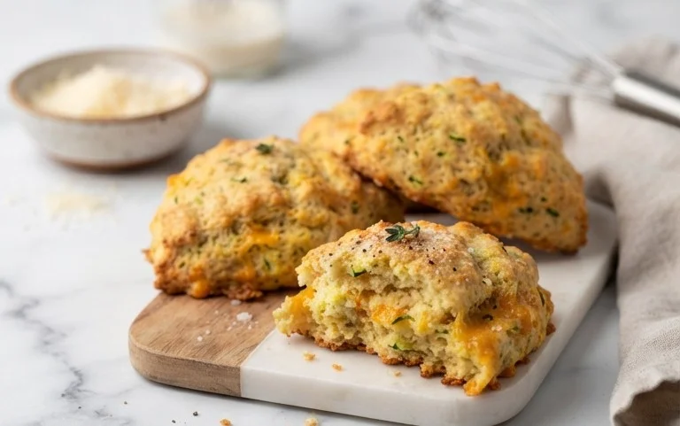 Zucchini Cheddar Scones