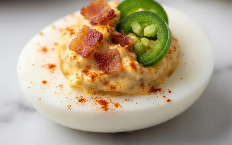 Jalapeno Popper Deviled Eggs