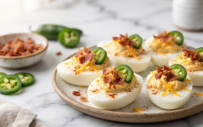 Jalapeno Popper Deviled Eggs