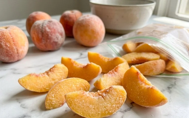 Freezing Peaches, How to Easily Freeze Peaches