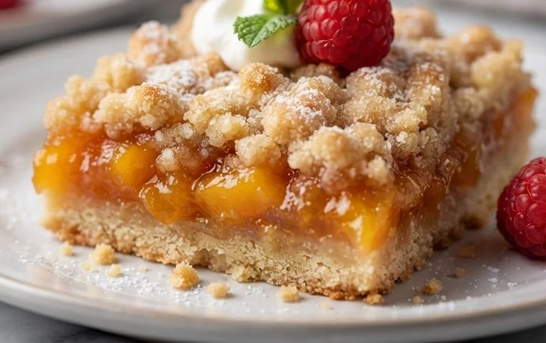 Fresh Peach Crum extractb Bars