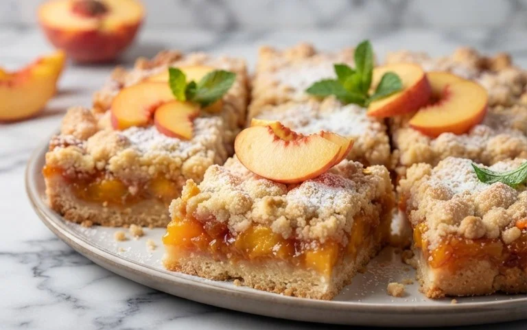 Fresh Peach Crum extractb Bars