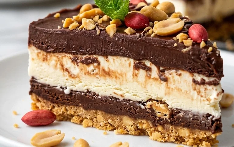 Buster Bar Ice Cream Cake